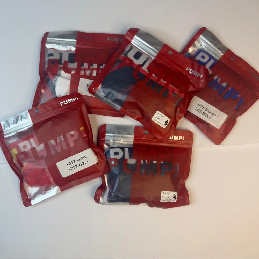 PUMP! Men’s Briefs Bundle - Set of 5 - Size Large - Mesh & Cotton - Picture 7 of 7